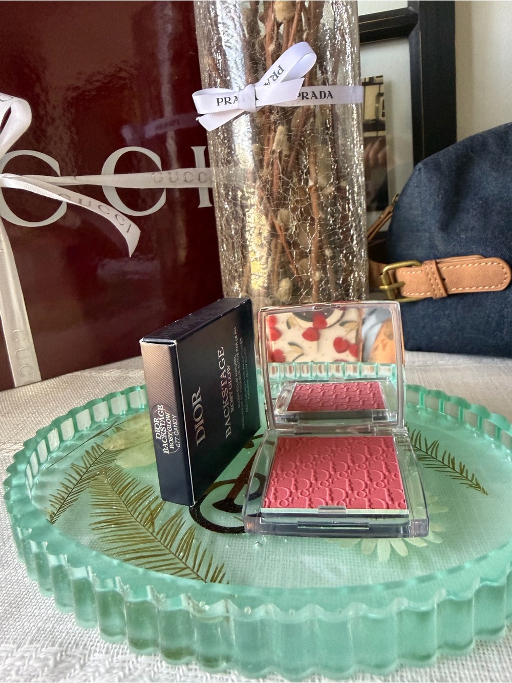 Dior Pink Pressed Blush Compact in Candy